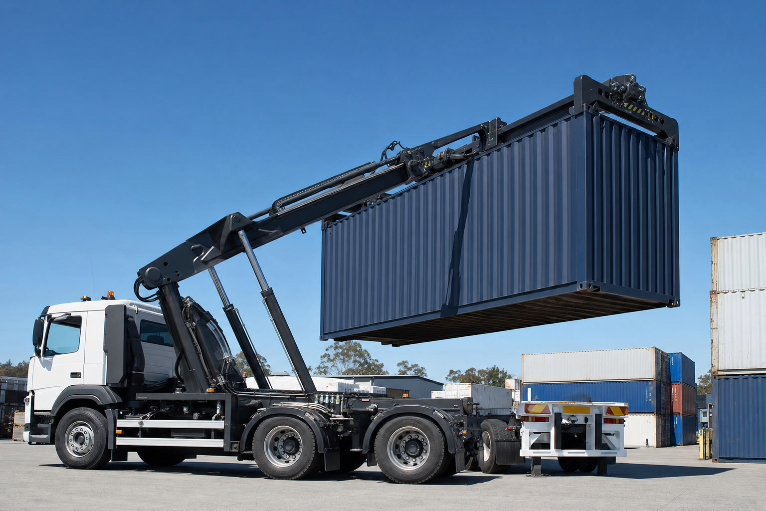 Side-Loader Container Handling